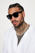 New Look Sunglasses - Black/Smoke image 1