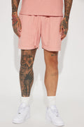Dean Textured Short - Mauve image 1