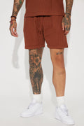Dean Textured Short - Chocolate image 1