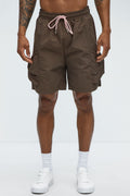 Take A Hike Cargo Shorts - Brown image 1