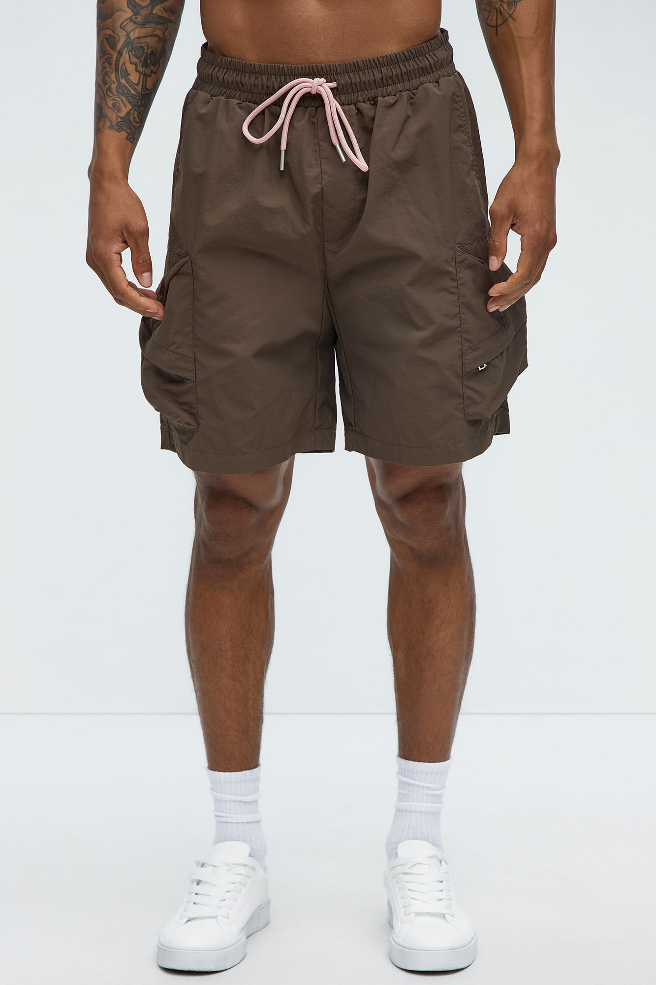 Take A Hike Cargo Shorts - Brown image 1