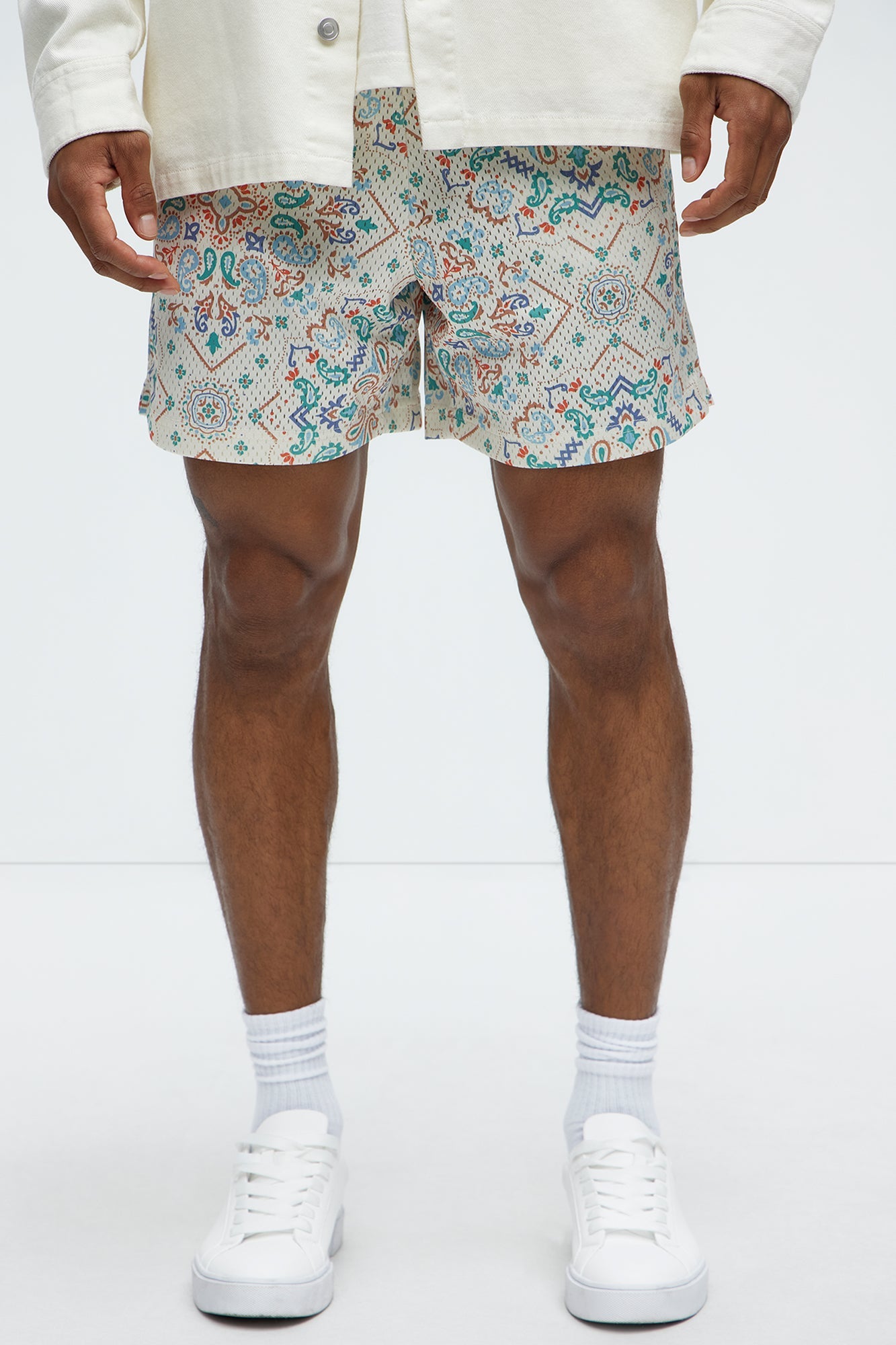 Bijan Rug Printed Shorts - Multi Color image 1