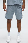 Bedstuy Patch Relaxed Shorts - Light Blue image 1