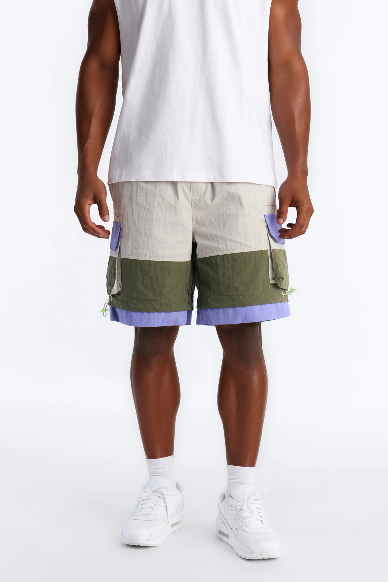 Empowering Colorblock Cargo Short - Multi Color image 1