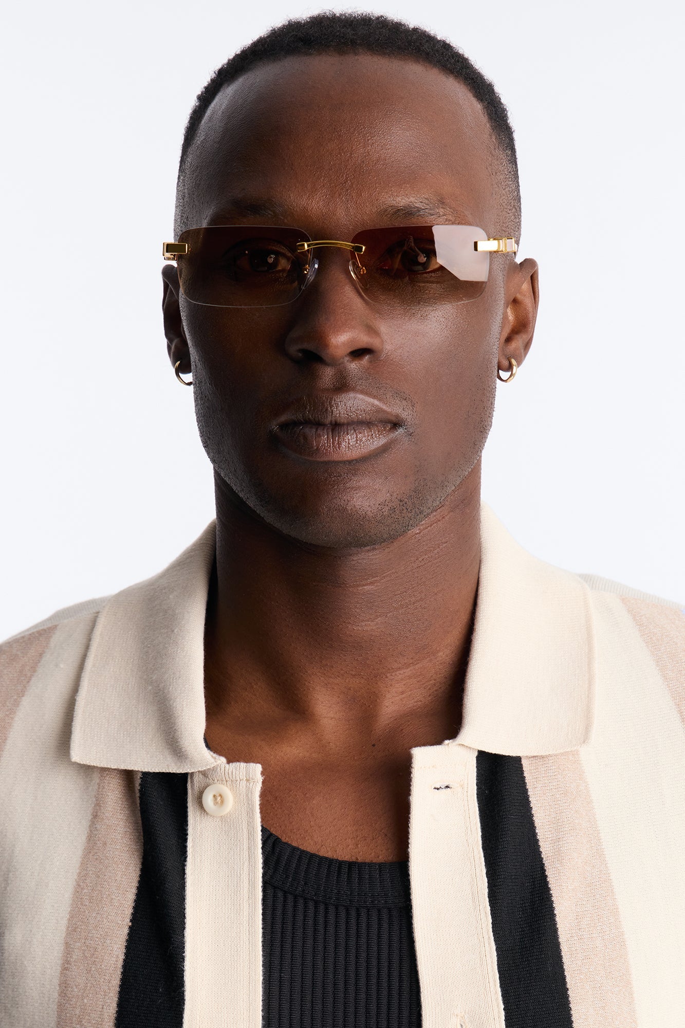 Destination Arrival Sunglasses - Gold/Red image 1