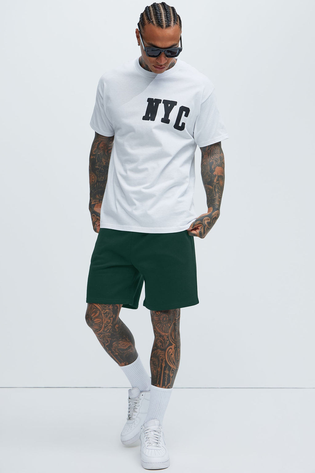Tyson Sweatshort - Hunter Green image 3
