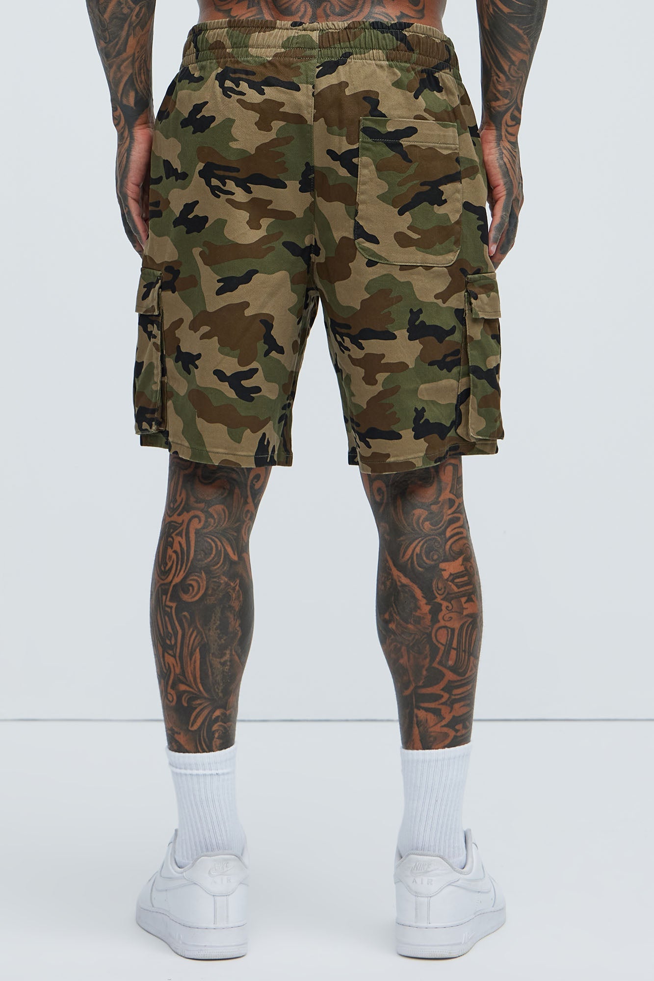 Twill Volley Cargo Shorts - Camouflage image 4