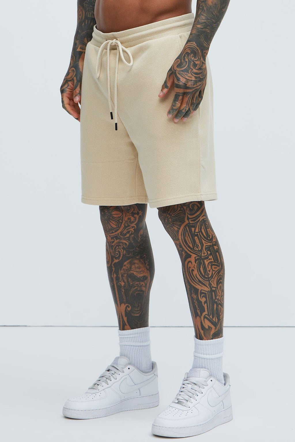 Tyson Sweatshort - Tan image 3