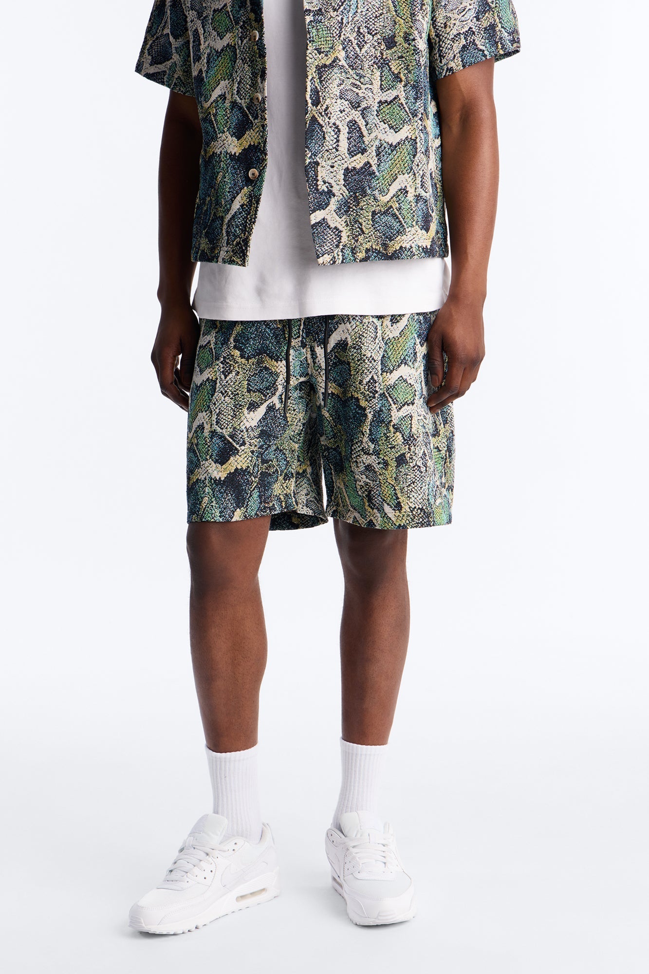 Relaxed Anaconda Club Short - Green/combo image 1