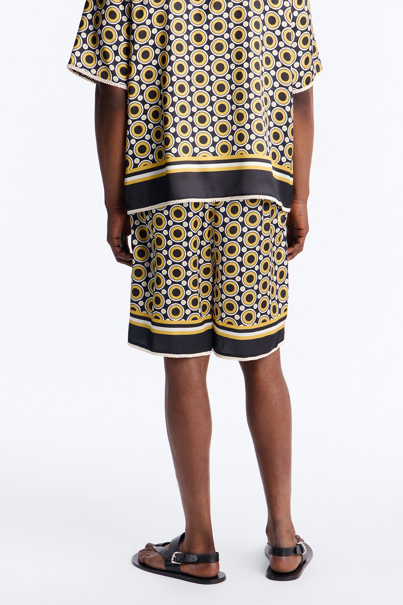 Relaxed Coded Luxe Short - Yellow/combo image 4