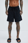 Link Textured Shorts - Black image 1