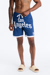Los Angeles Legend Swim Trunk 7″ - Blue/combo image 1