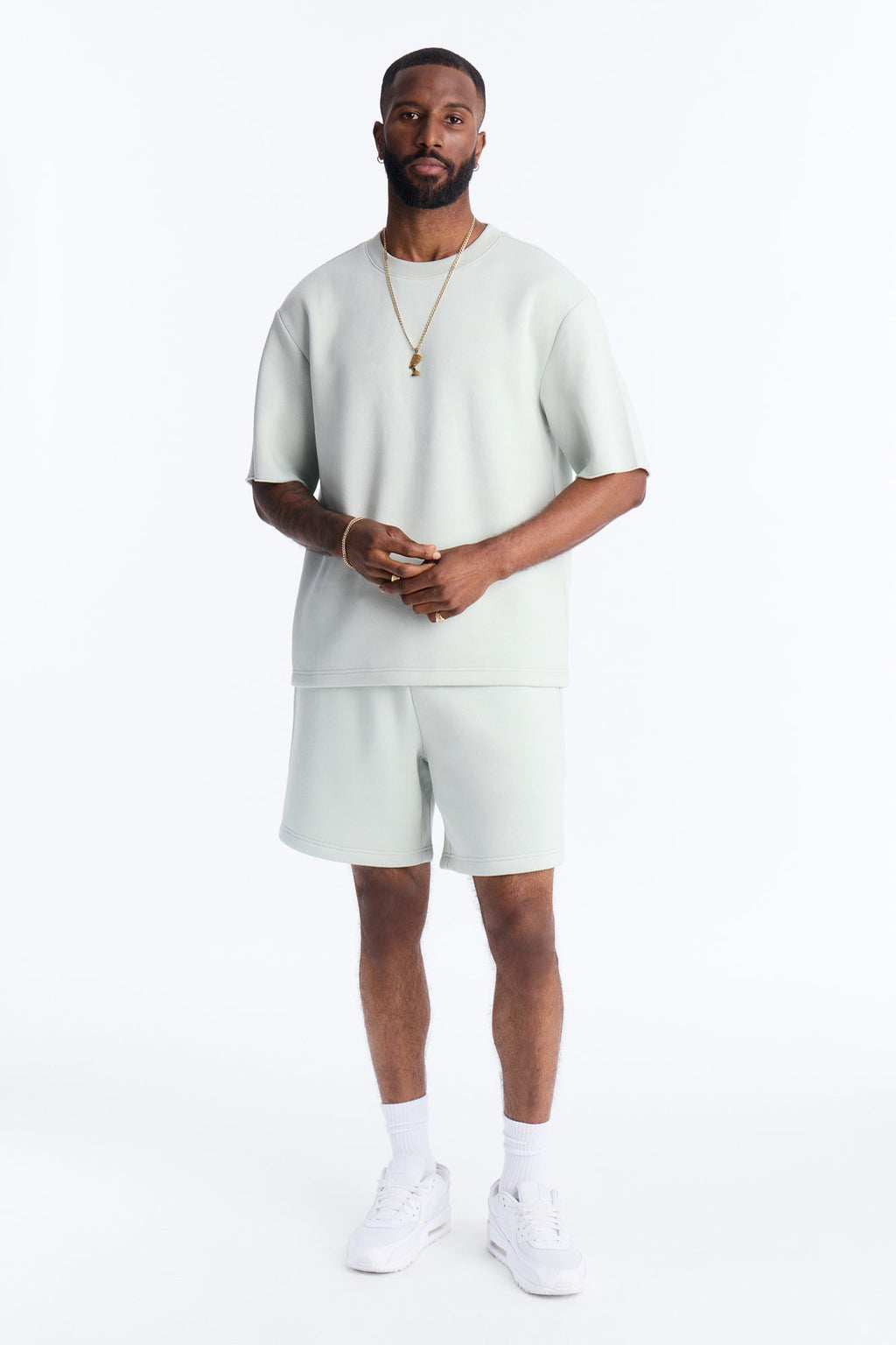 Tyson Sweatshort - Sage image 3