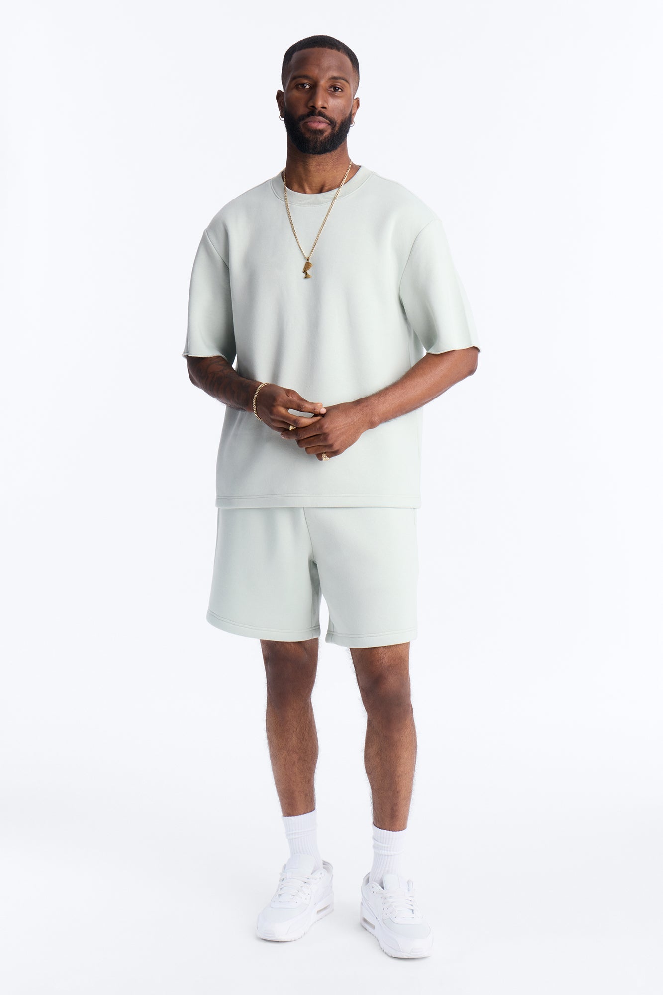 Tyson Sweatshort - Sage image 3