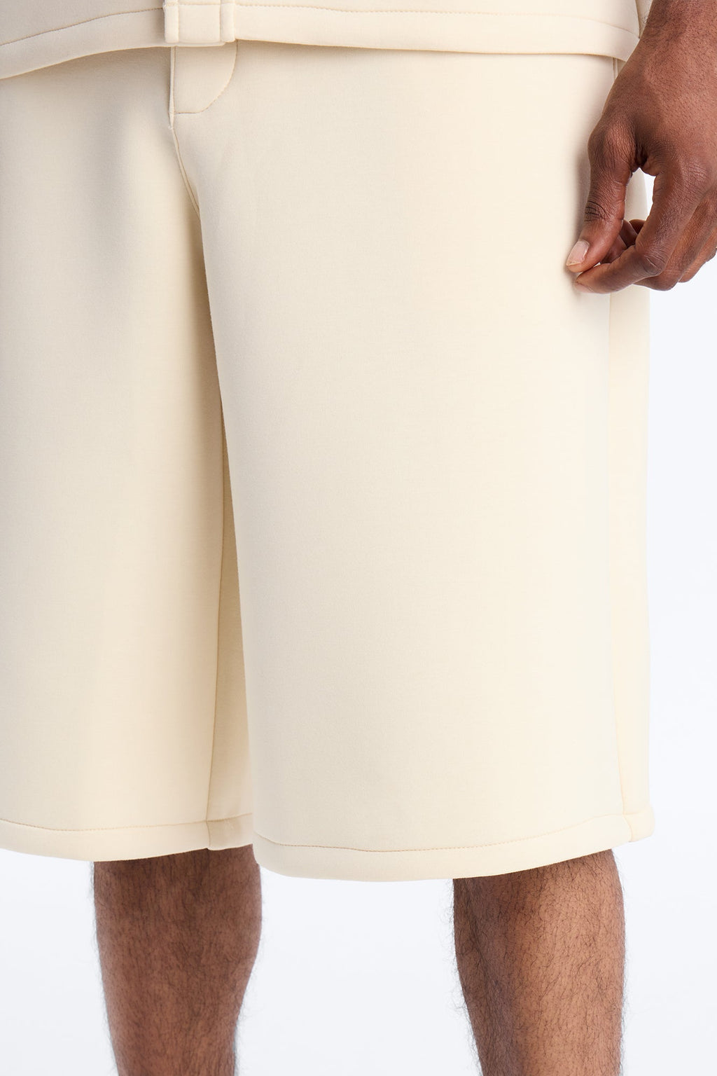 Baggy Arclight Interlock Short - Cream image 4