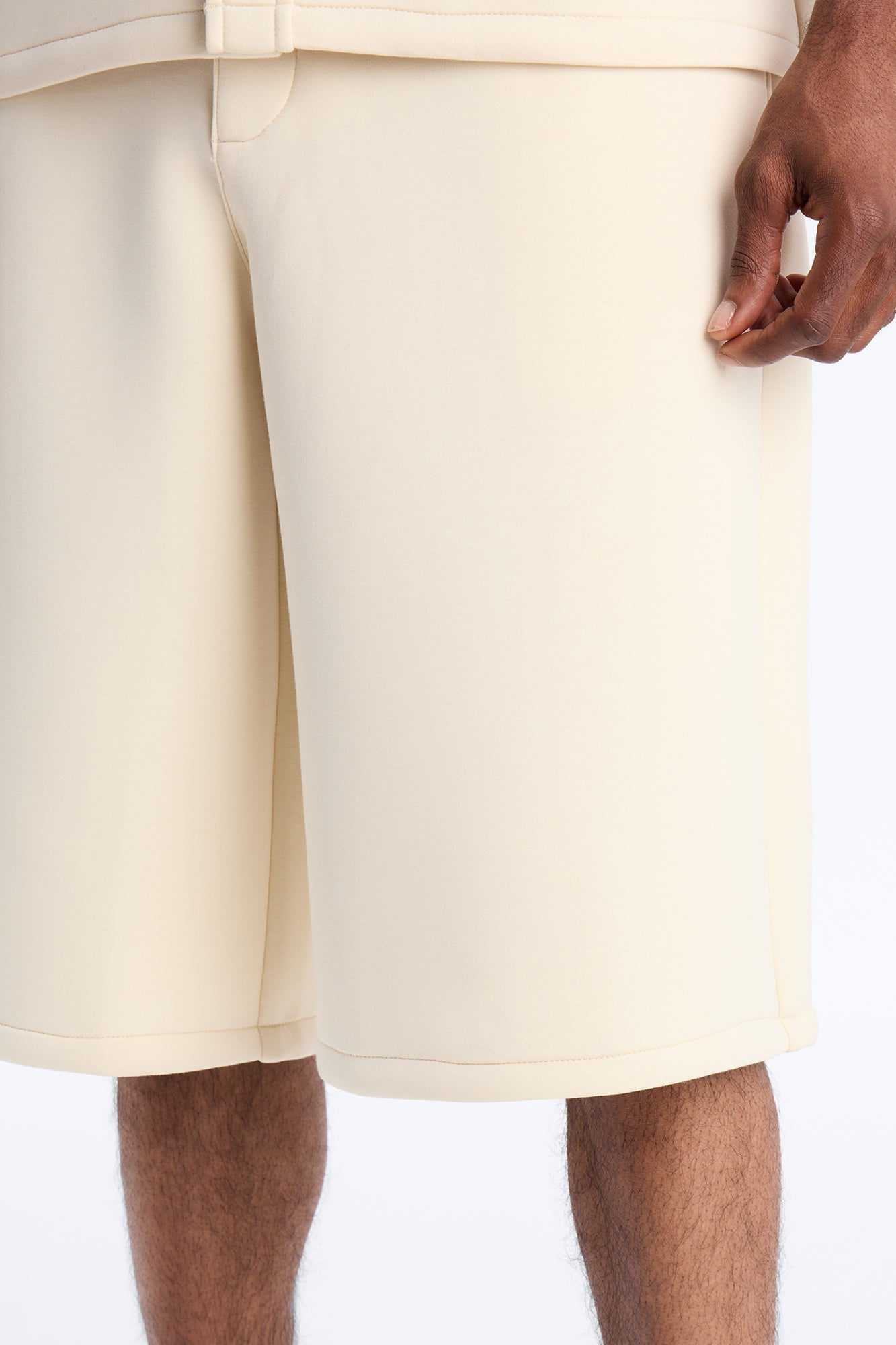 Baggy Arclight Interlock Short - Cream image 4