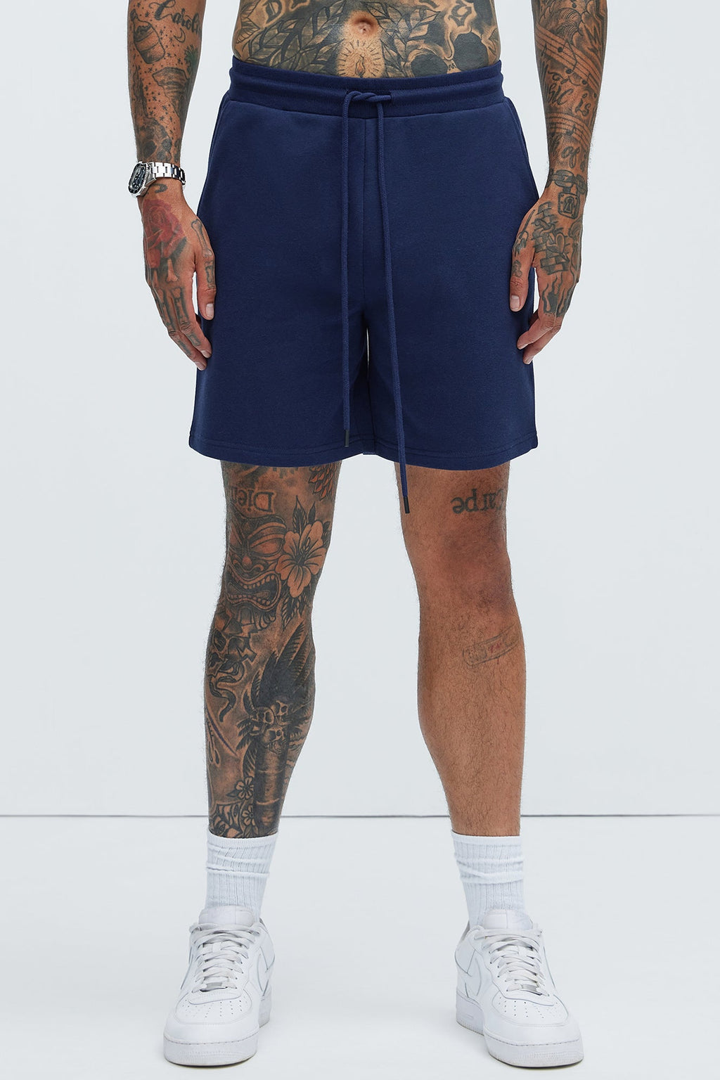 Tyson Sweatshort - Navy image 4