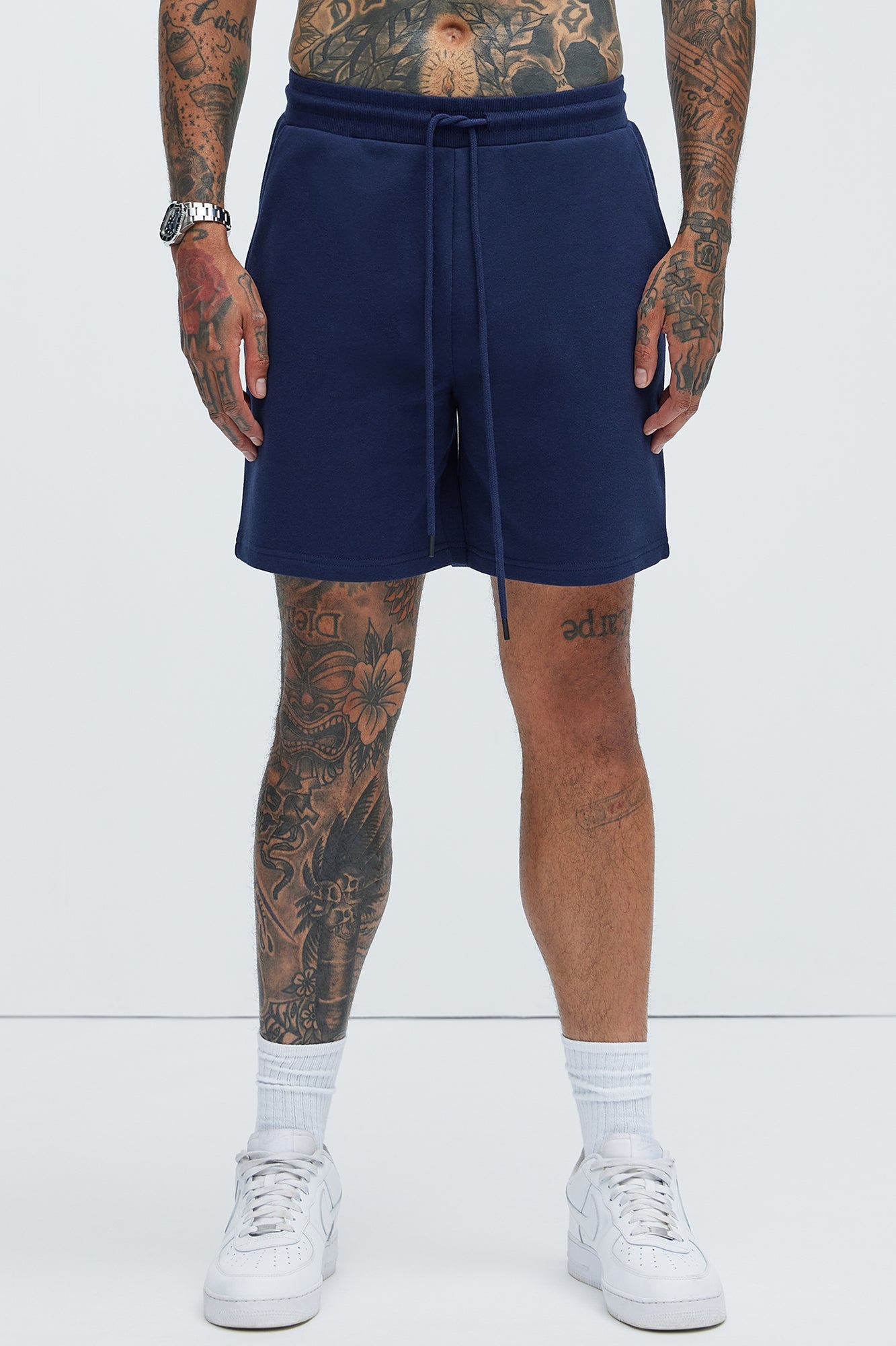 Tyson Sweatshort - Navy image 4