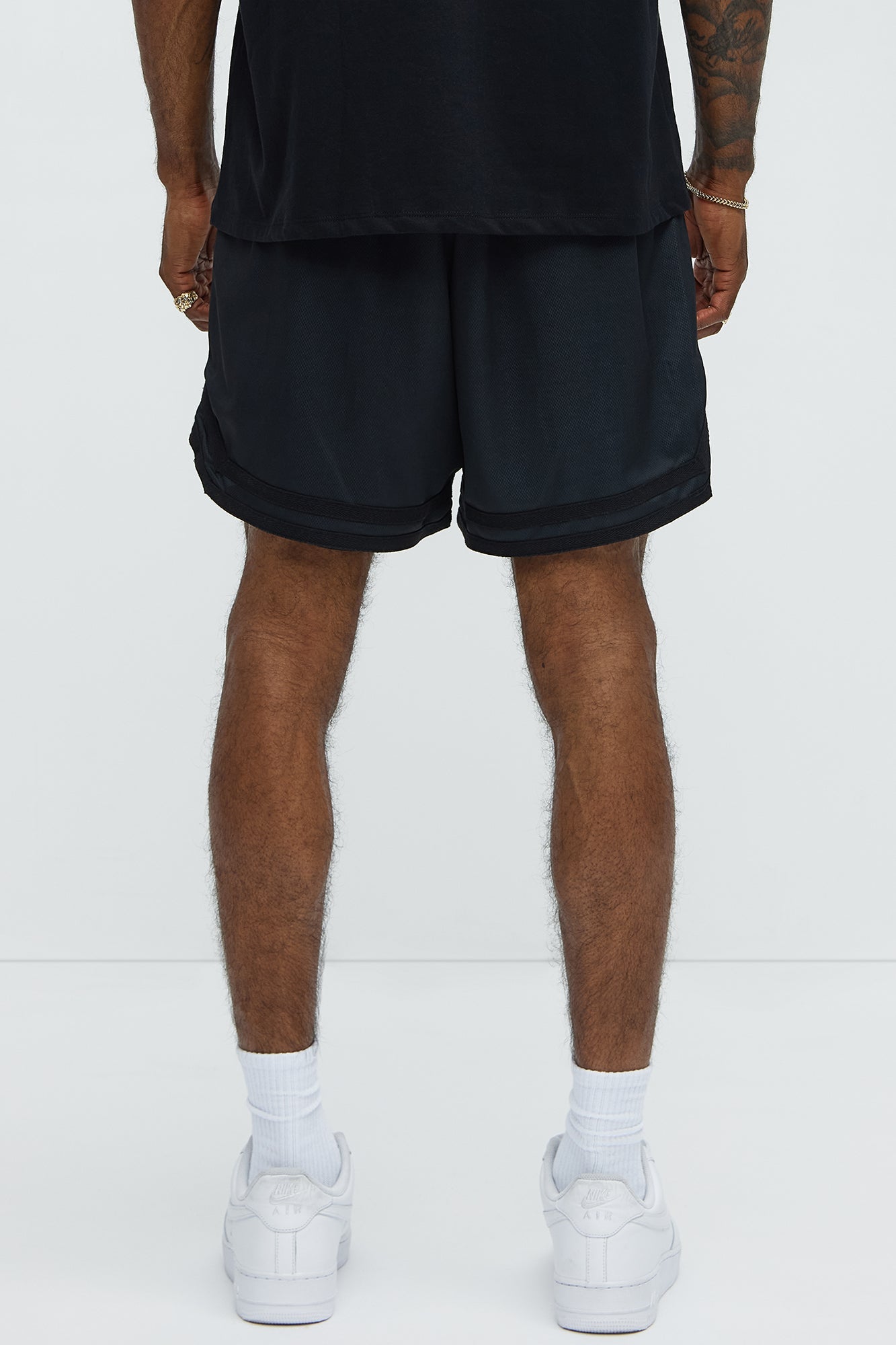 Von Dutch Eyeball Relaxed Drawstring Shorts - Black image 4