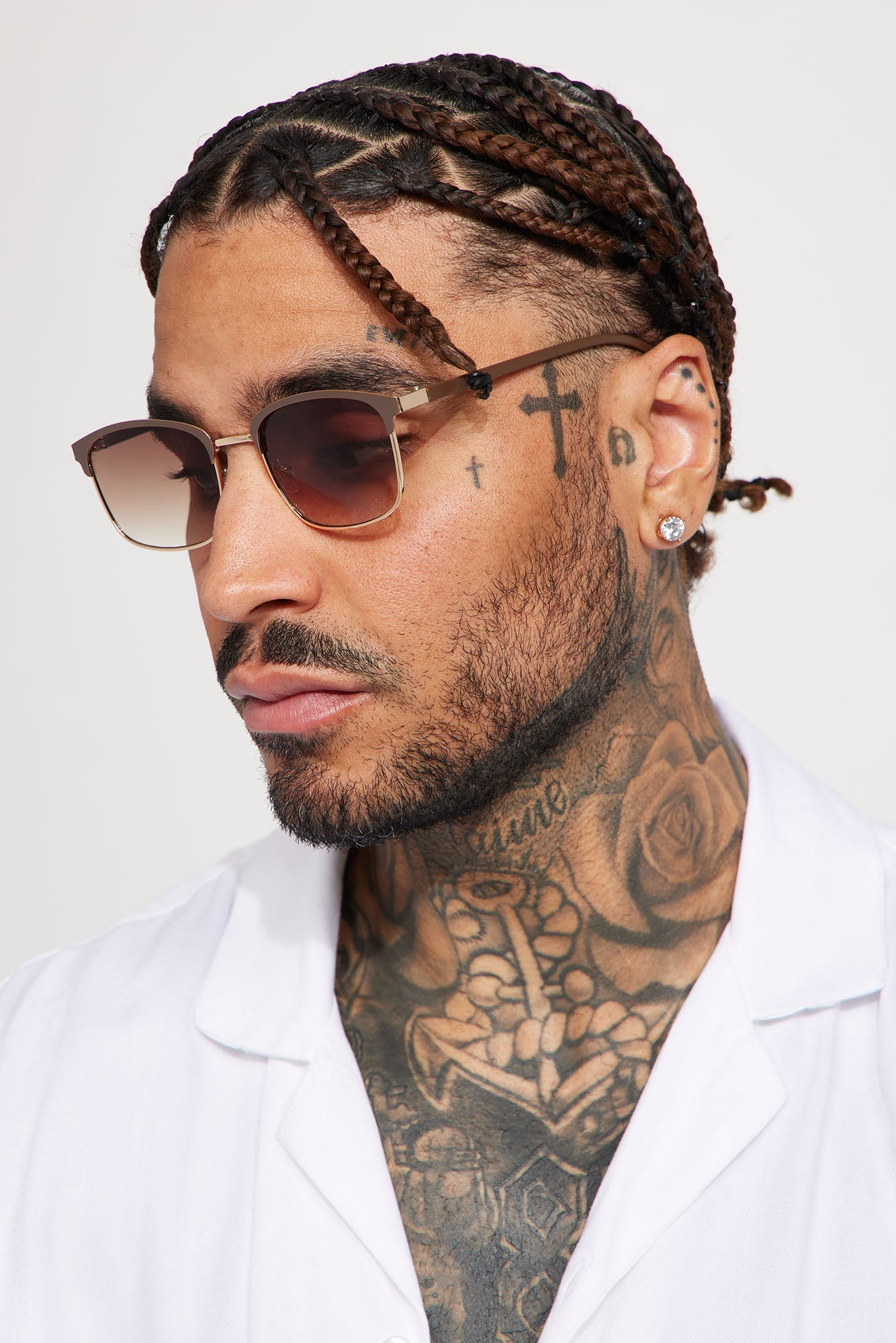 On Call Sunglasses - Gold/Brown image 1