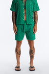 Jungle Palm Relaxed Short - Green image 1