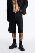 Baggy Lattice Luxe Pearl Short - Black image 1