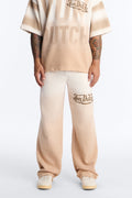 Von Dutch Faded Wide Leg Sweatpant - Cream image 1
