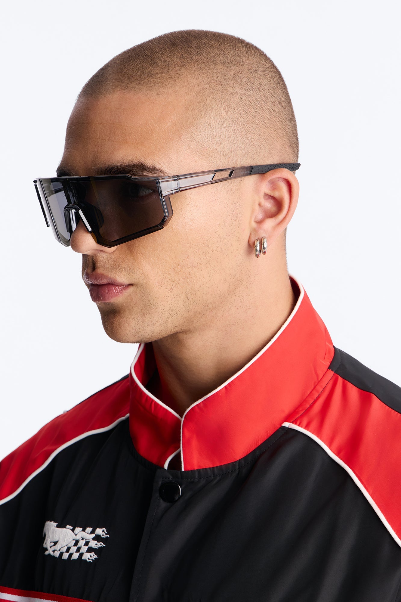 Soundwaves Spectrum Sport Wrap Sunglasses - Grey image 1
