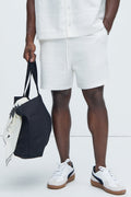 Bahamas Linen Shorts - White image 1