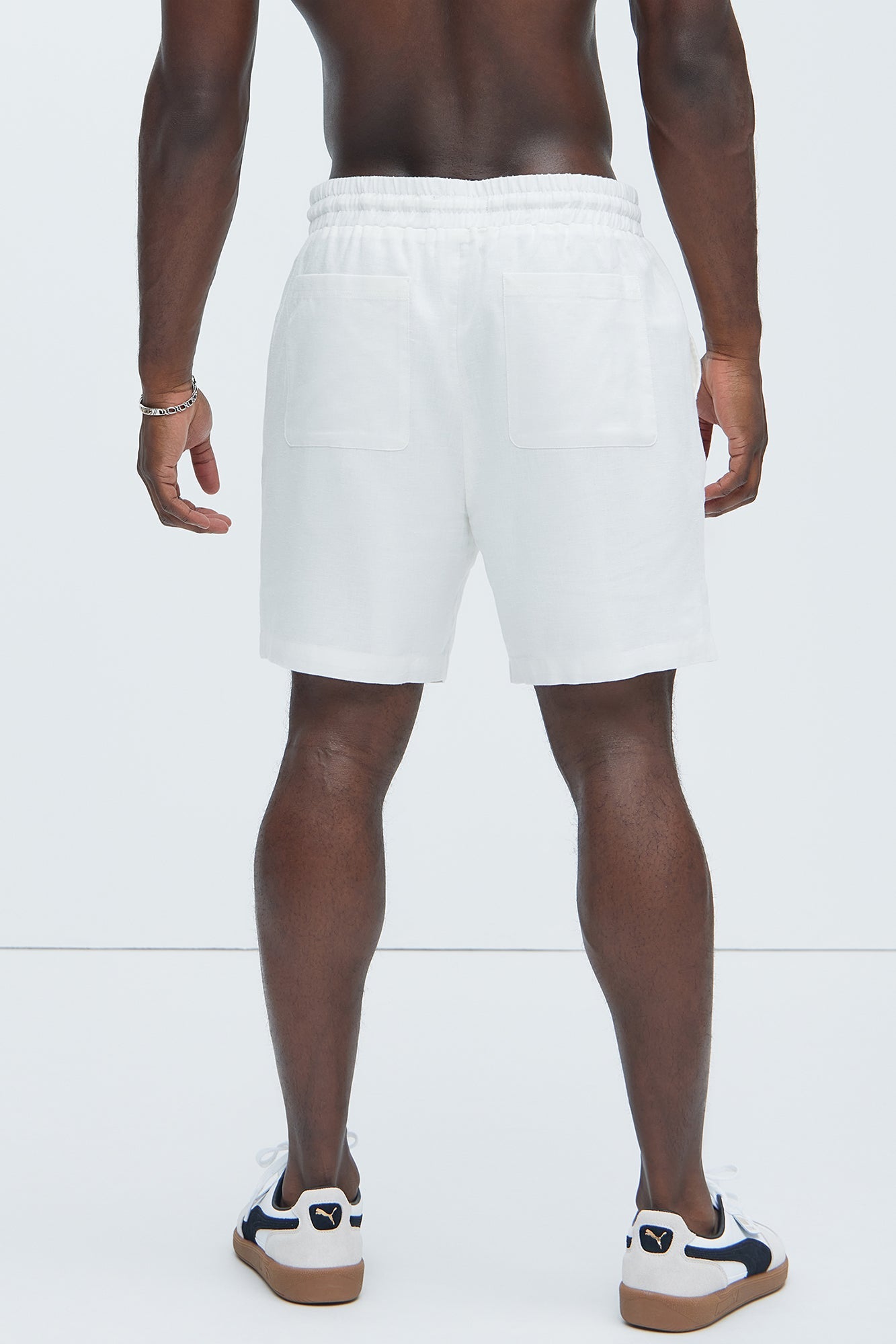 Bahamas Linen Shorts - White image 4