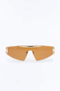 Between The Mirage Shield Sunglasses - Gold/Brown image 1