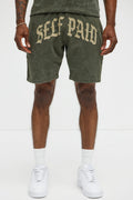 Self Paid Sweatshorts - Olive image 1