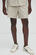 Bahamas Linen Shorts - Stone image 1