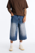 Super Baggy Melrose Denim Short - Dark Wash image 1