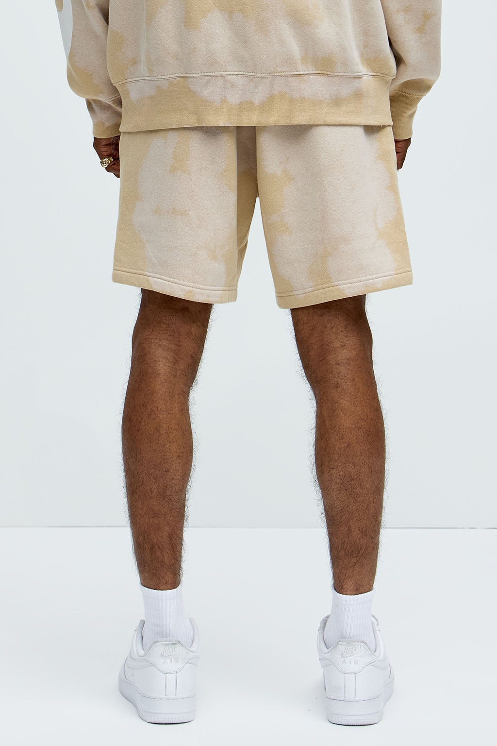Von Dutch Star Sweatshorts - Cream image 4