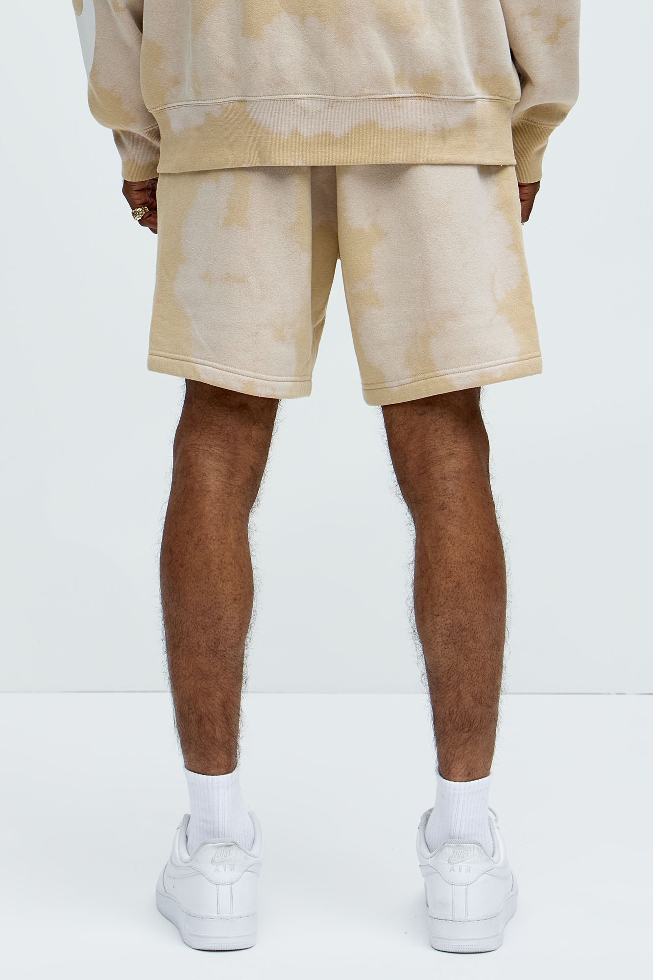 Von Dutch Star Sweatshorts - Cream image 4