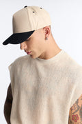Basic Color Block Snapback Hat - Black/combo image 1