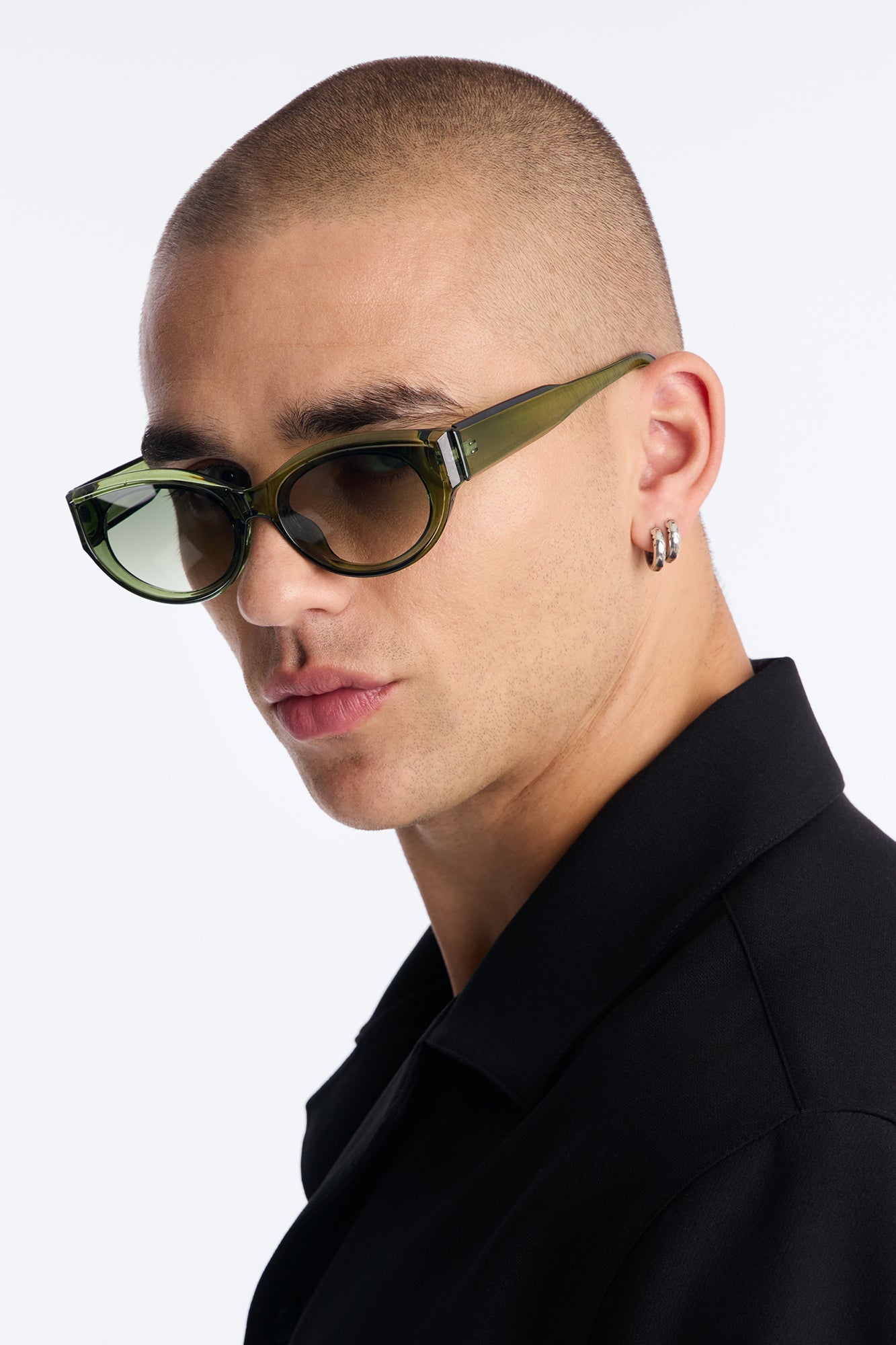 Give Me Fever Circular Sunglasses - Green image 1