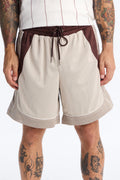 Marcello Relaxed Mesh Short - Brown/combo image 1