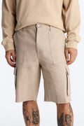 Twill Cargo Short - Khaki image 1