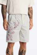 Haru Fade Stripe Short - White/combo image 1