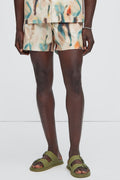 Capen Watercolor Swim Mid Trunk - Multi Color image 1