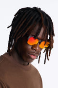 Fixed On You Square Sunglasses - Brown image 1