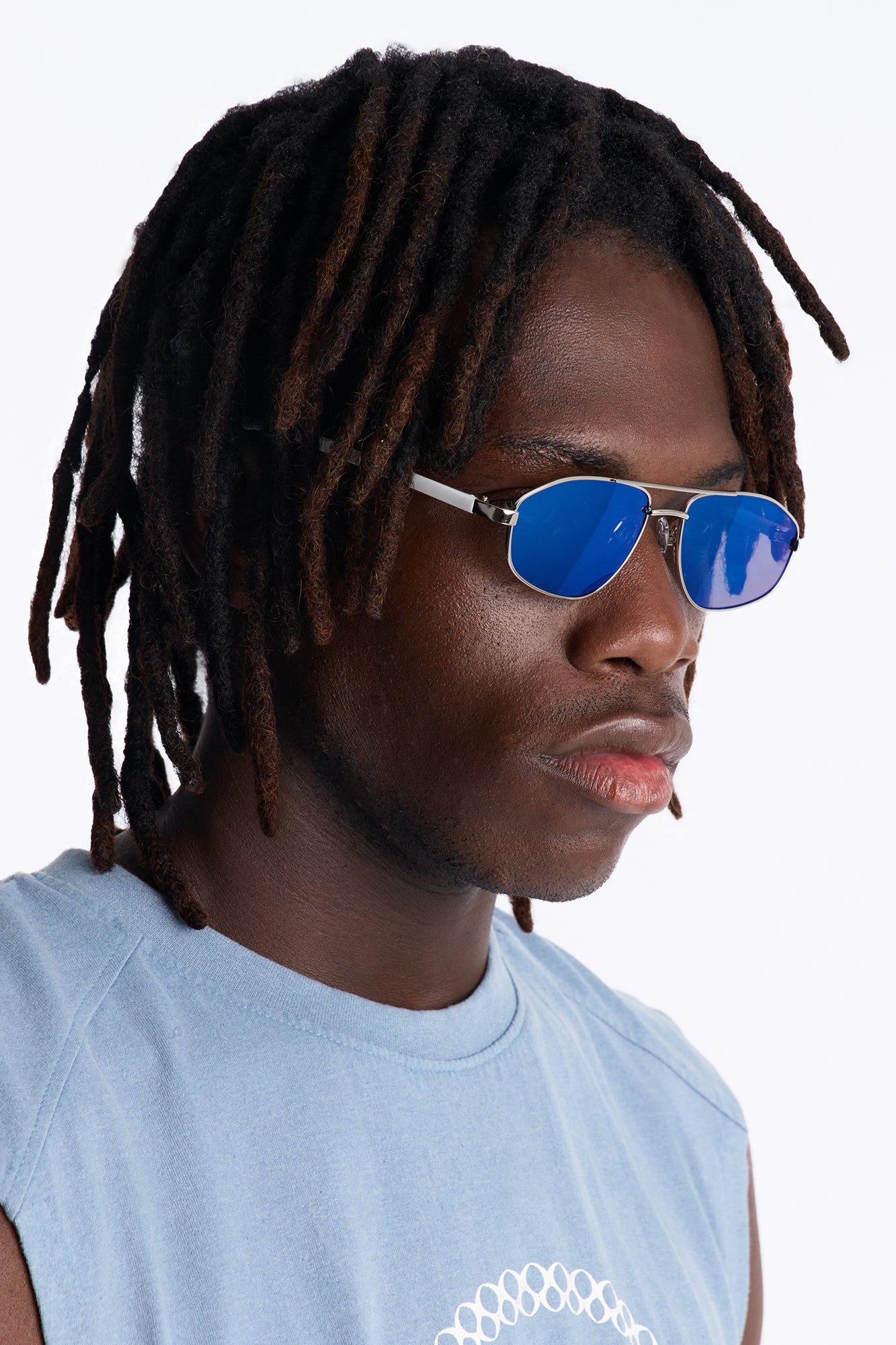 No Way Back Up Sunglasses - White/Silver image 1