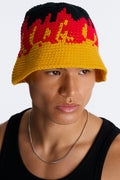 Don't Burnout Knit Bucket Hat - Multi Color image 1
