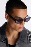 Catch Me If You Can Square Sunglasses - Blue image 1