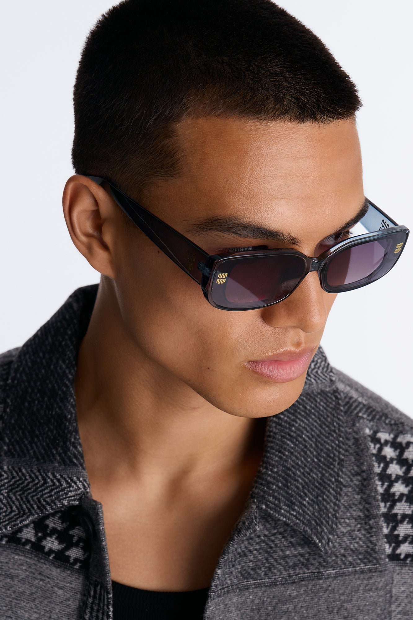 Catch Me If You Can Square Sunglasses - Blue image 1