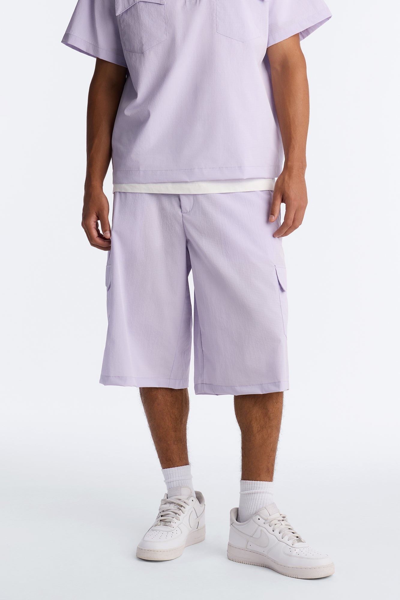 Gable Pocket Baggy Short - Purple image 1