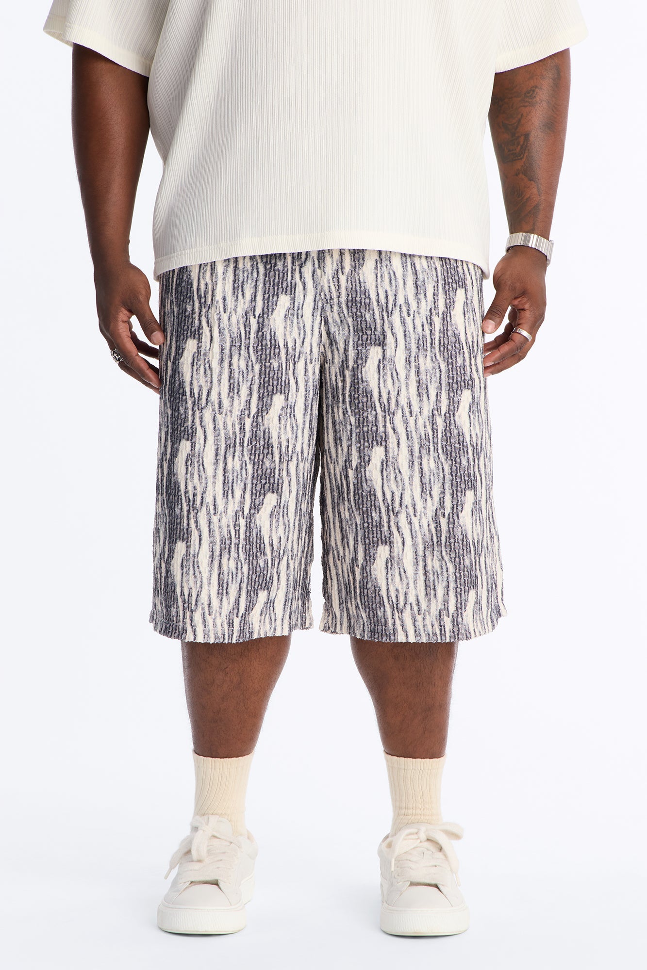Starry Night Baggy Short - Blue/combo image 1
