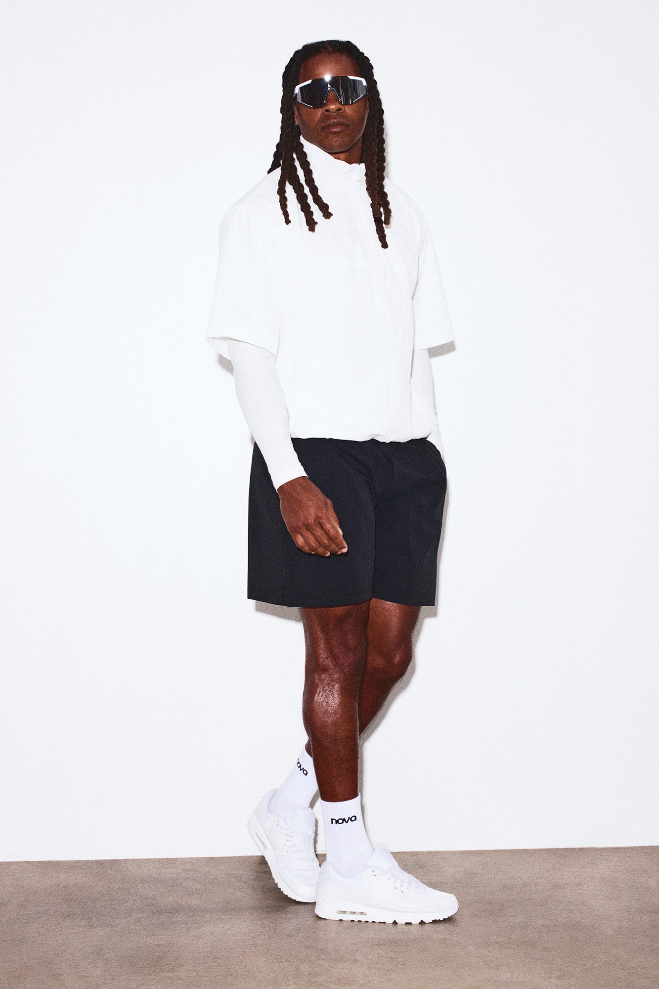 ActiveNylon™ 7″ Pocket Shorts - Black image 1